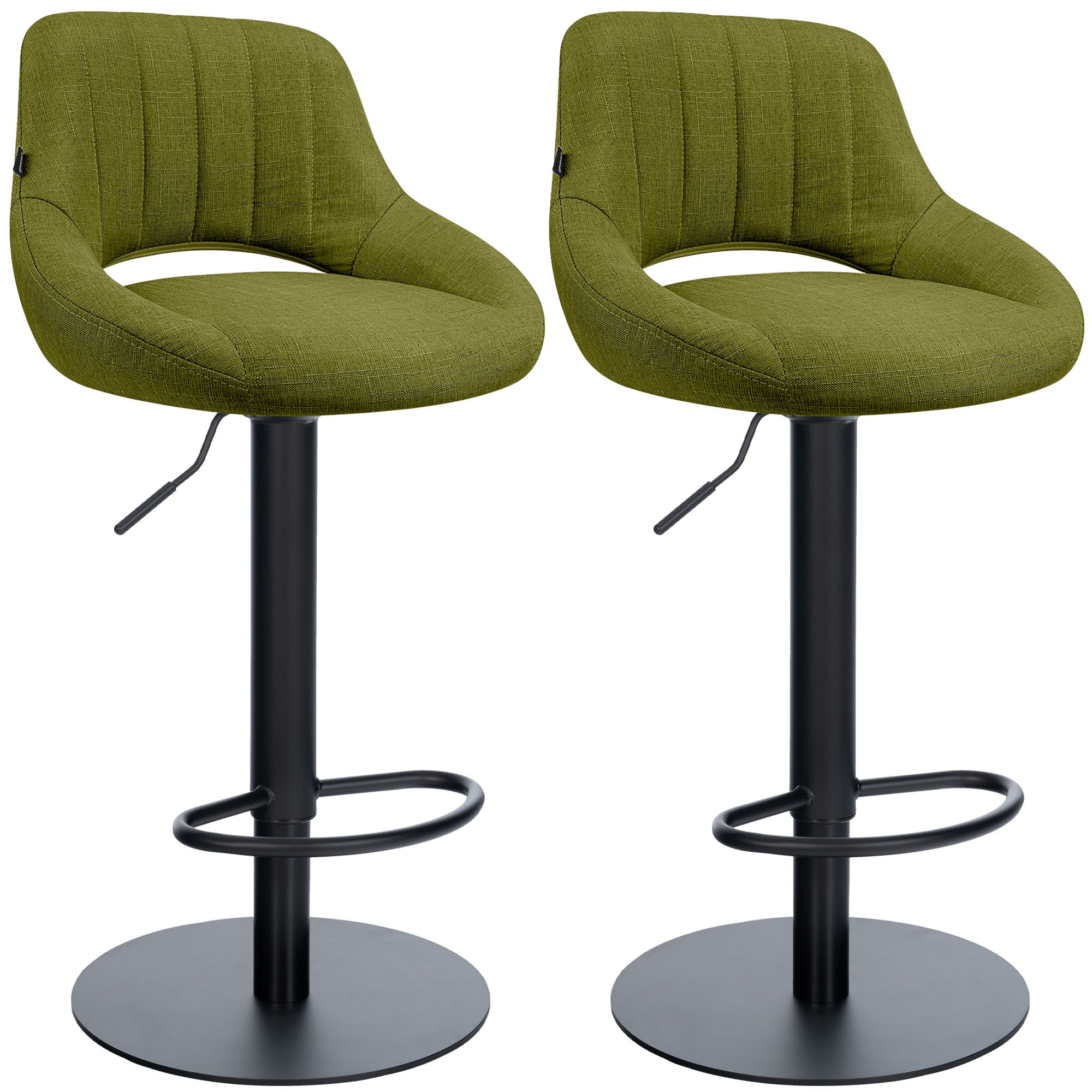2er Set Barhocker HD Milet B Stoff