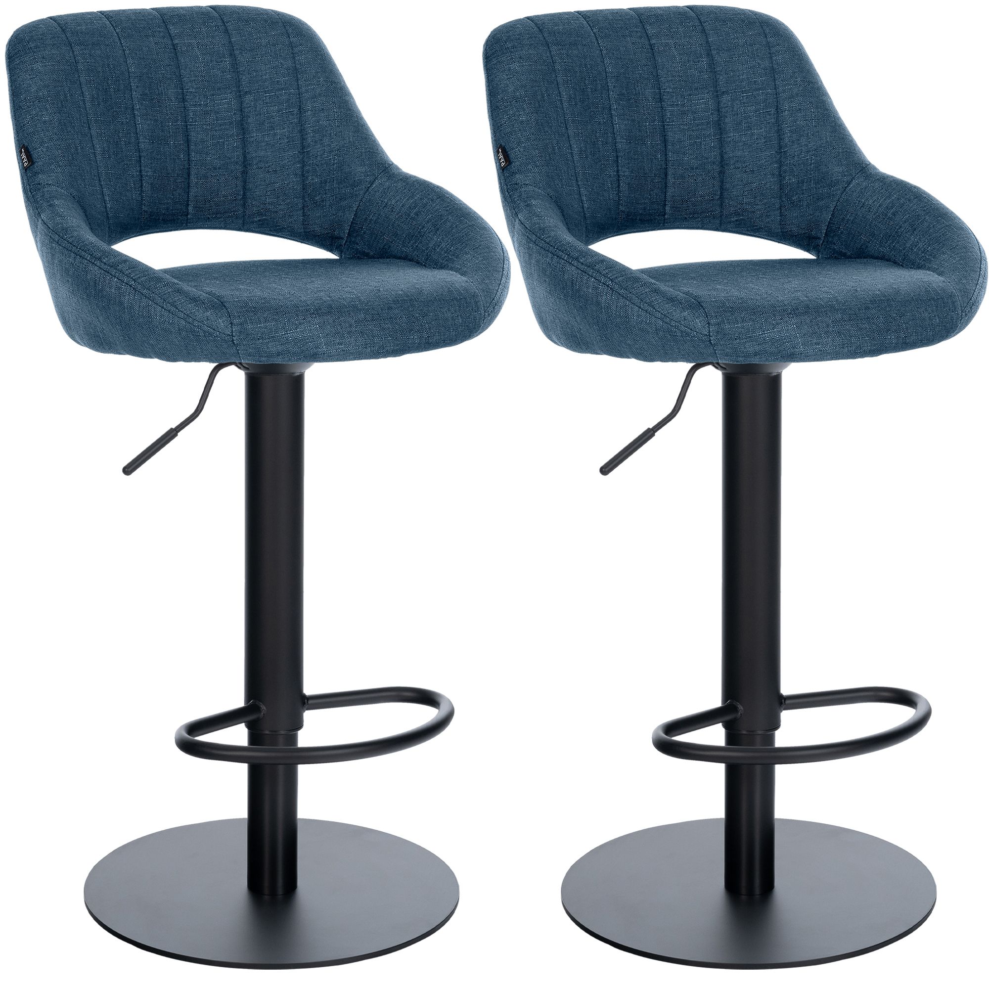 2er Set Barhocker HD Milet B Stoff