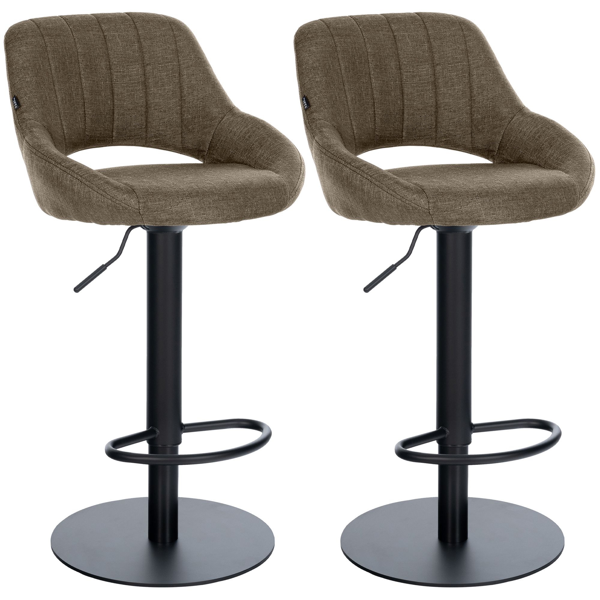 2er Set Barhocker HD Milet B Stoff