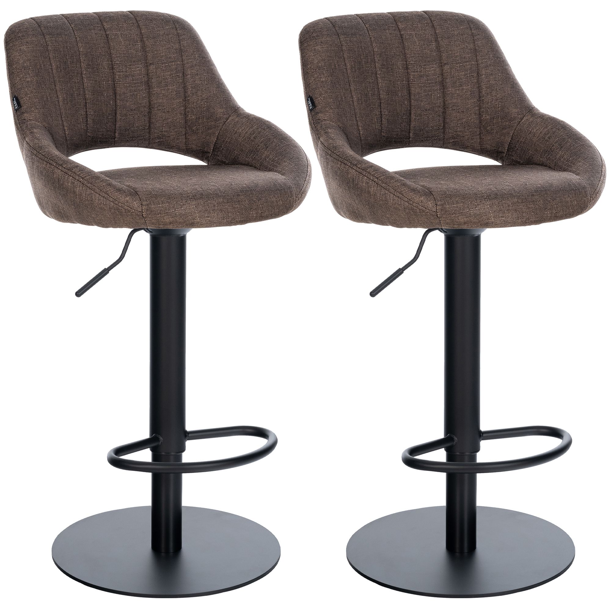 2er Set Barhocker HD Milet B Stoff