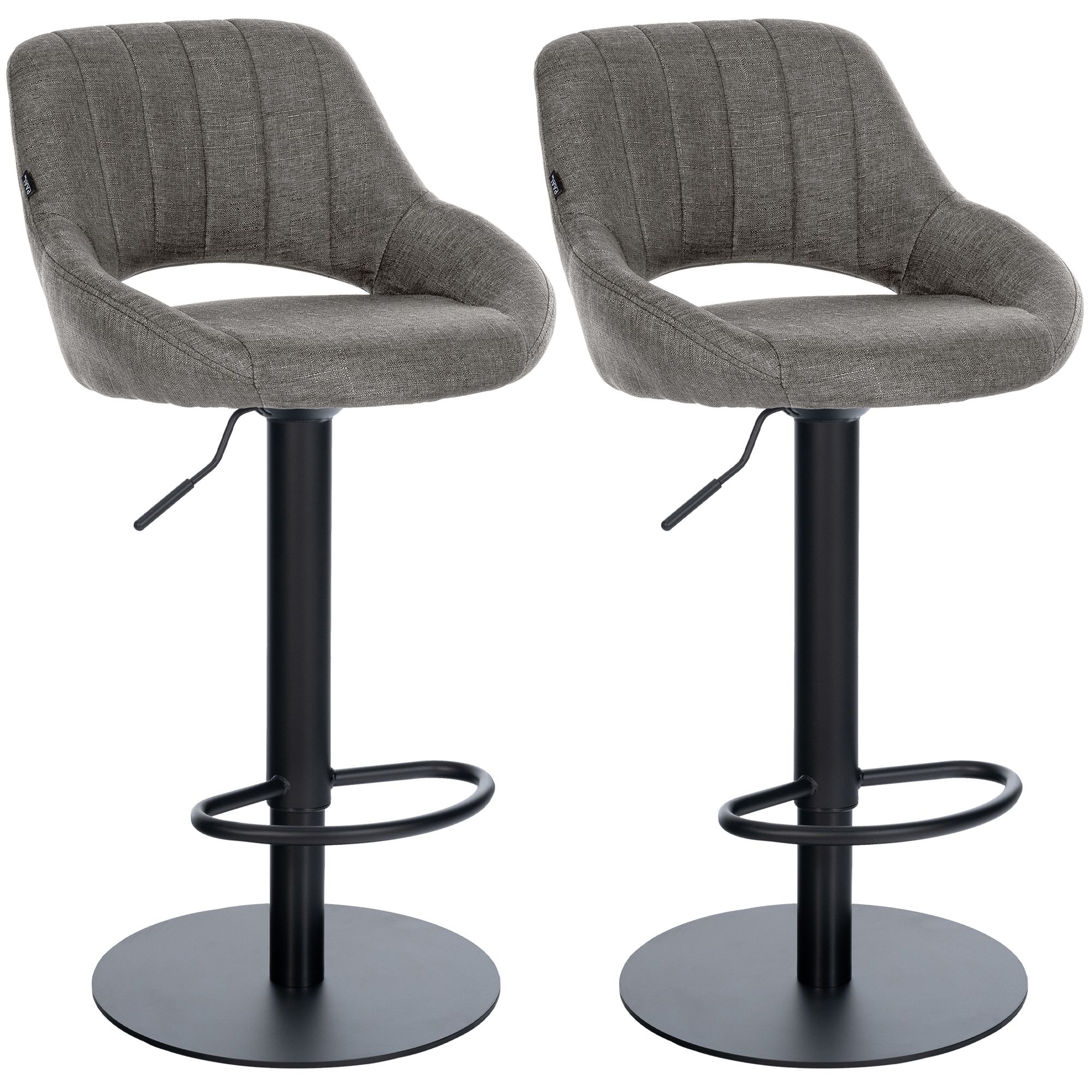 2er Set Barhocker HD Milet B Stoff